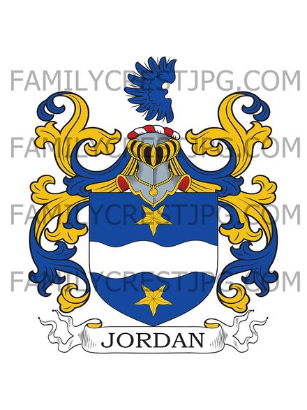 Jordan Family Crest - Jourdan