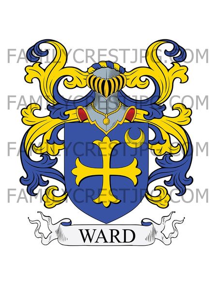 Ward Family Crest - Kilmartin, Queen’s County, Ireland