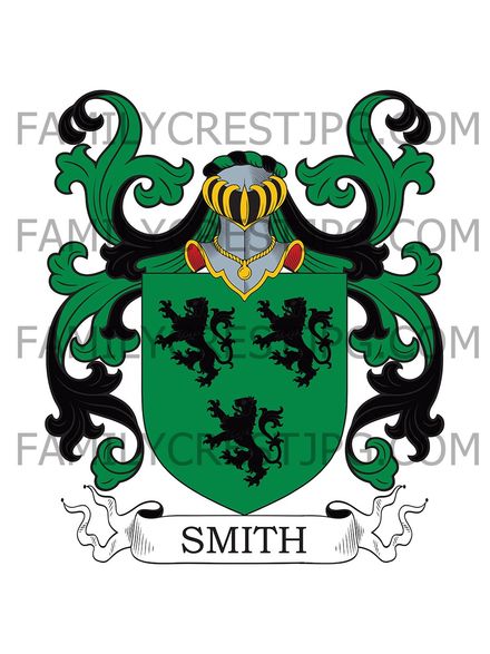 Smith Family Crest - London, England
