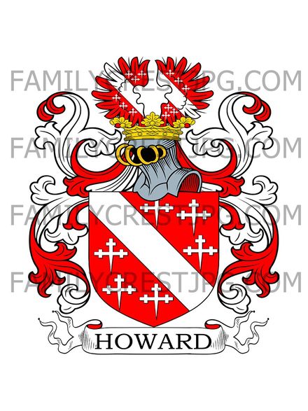 Howard Family Crest - Wygfair