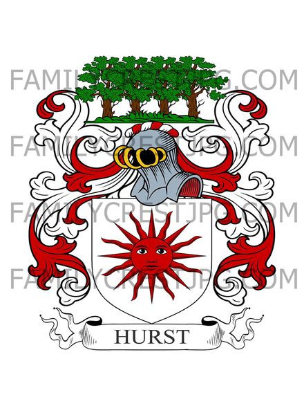 Hurst Family Crest