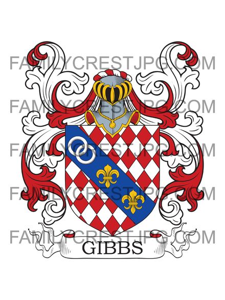 Gibbs Family Crest - 14th Century