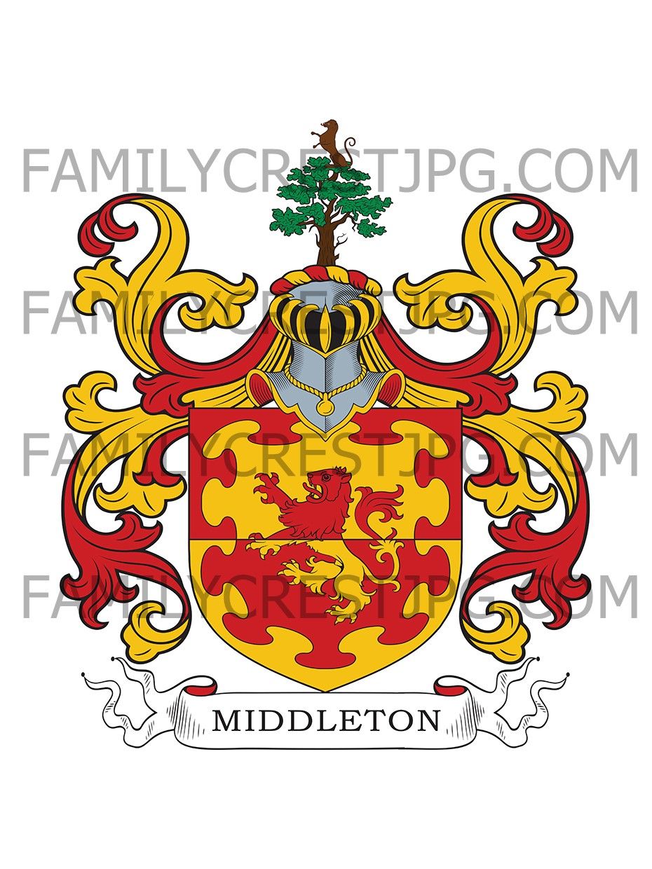 Middleton Family Crest - Clerkhill, Scotland