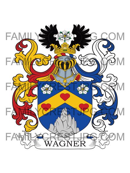 Wagner Family Crest - von Treuenfels 1746
