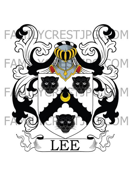 Lee Family Crest - London, England