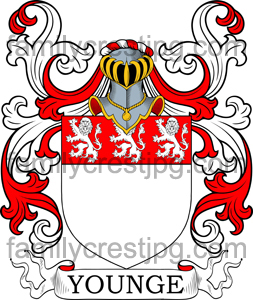 Younge Family Crest, Younge Coat of Arms