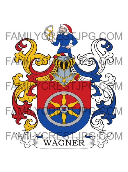 Wagner Family Crest - 1747