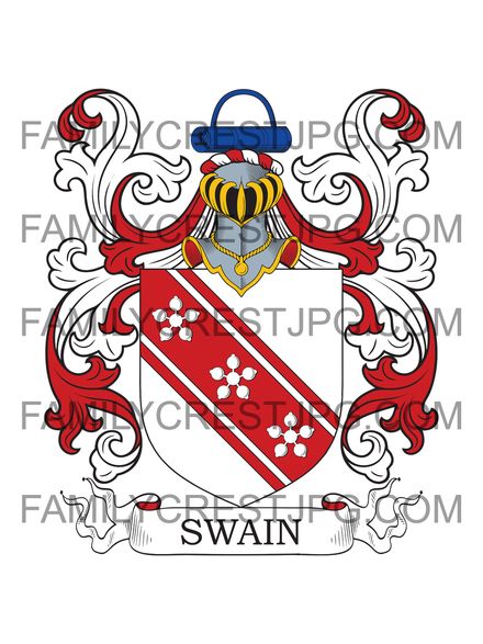 Swain Family Crest - England