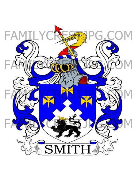 Smith Family Crest - Bristol, England