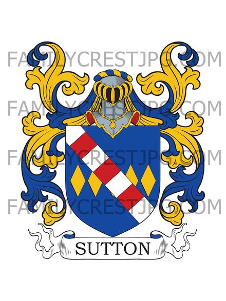 Sutton Family Crest