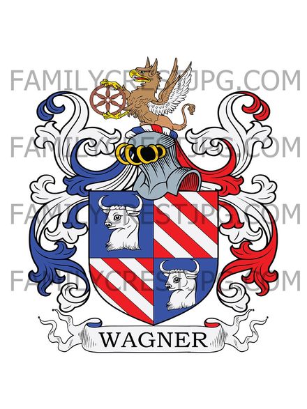Wagner Family Crest - Bavaria