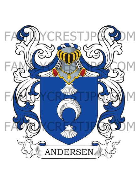 Andersen Family Crest - Denmark