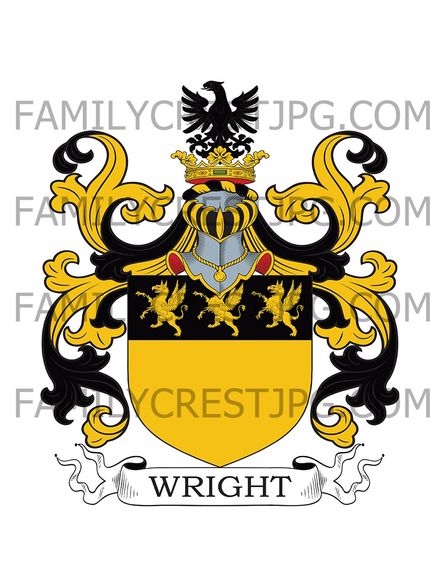 Wright Family Crest - England