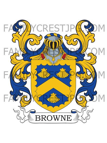 Browne Family Crest - London, England