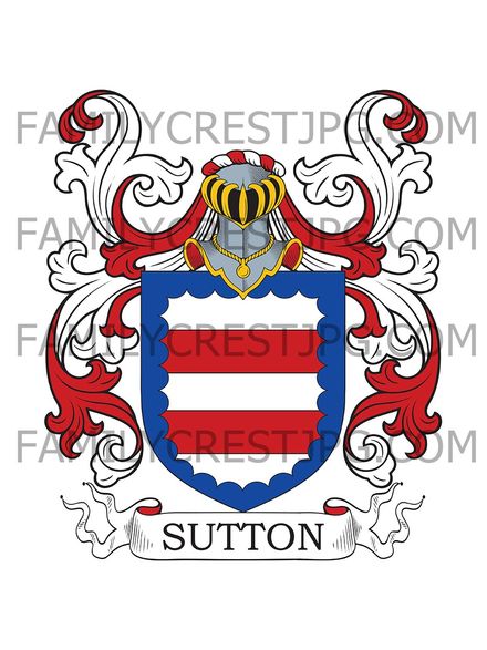 Sutton Family Crest