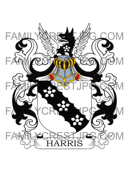 Harris Family Crest - London, England