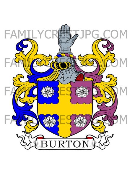 Burton Family Crest