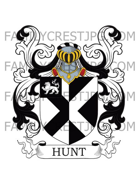 Hunt Family Crest