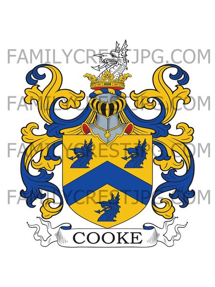 Cooke Family Crest - London, England