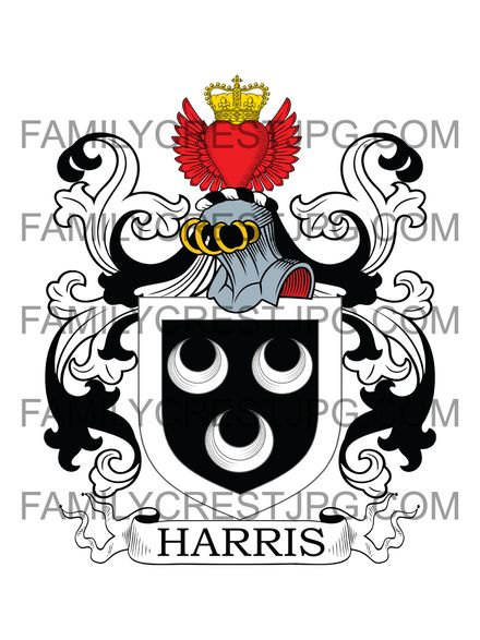 Harris Family Crest - London, England