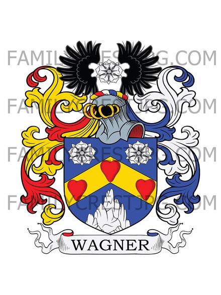 Wagner Family Crest - von Treuenfels 1746