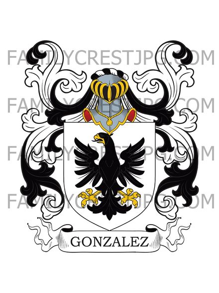 Gonzalez Family Crest