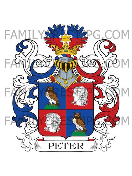 Peter Family Crest - Bavaria