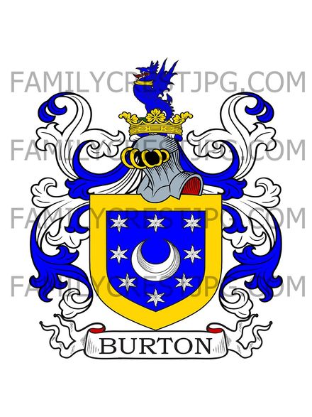 Burton Family Crest