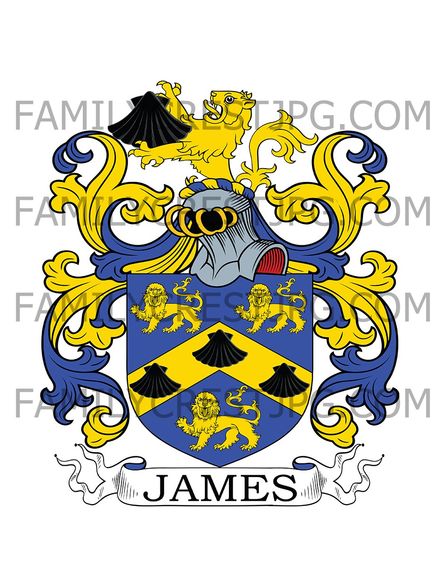 James Family Crest - London, England