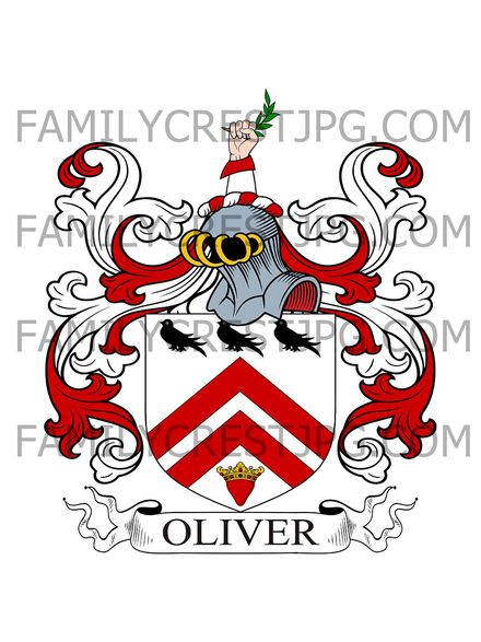 Oliver Family Crest - Edinburgh, Scotland