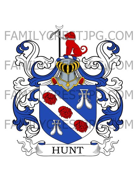 Hunt Family Crest