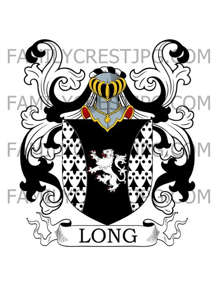 Long Family Crest - Ireland