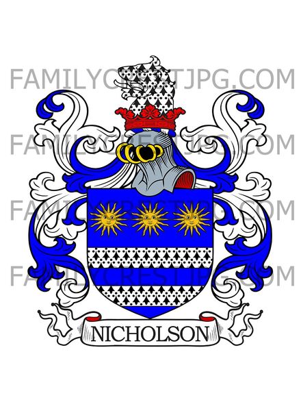 Nicholson Family Crest