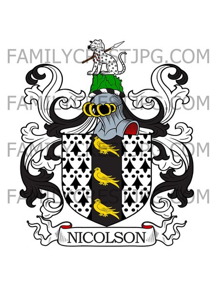 Nicolson Family Crest