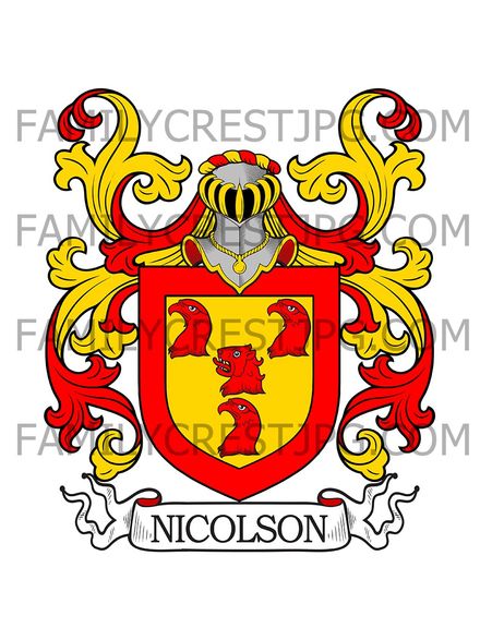 Nicolson Family Crest
