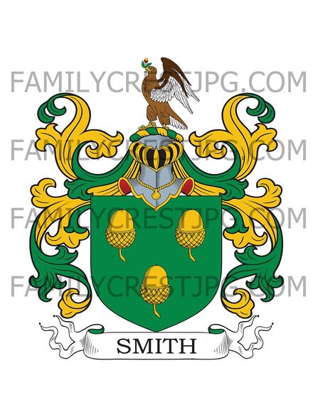 Smith Family Crest - Hadley, co. Middlesex, England