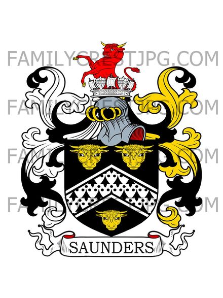 Saunders Family Crest