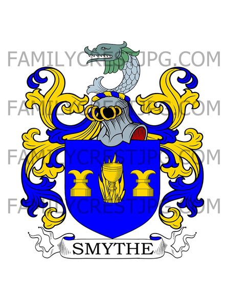 Smyth Family Crest - Braco, co. Perth, Scotland