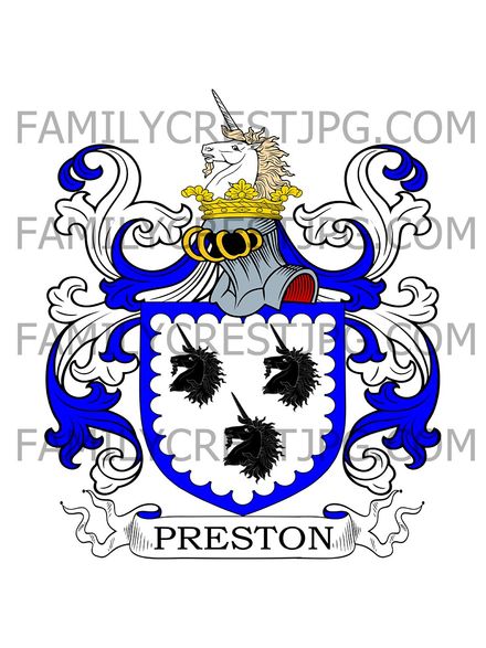 Preston Family Crest