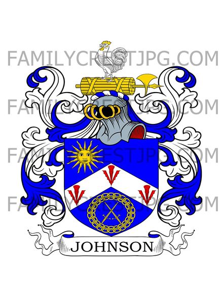 Johnson Family Crest - London, England