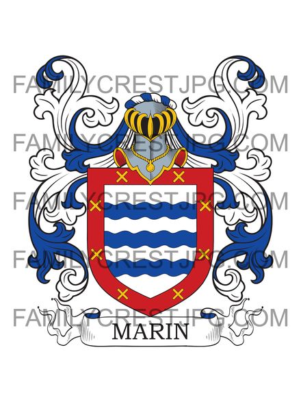 Marin Family Crest
