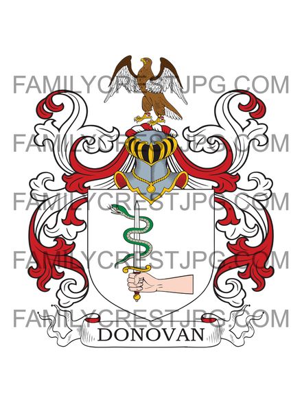 Donovan Family Crest - O&#x27;Donovan