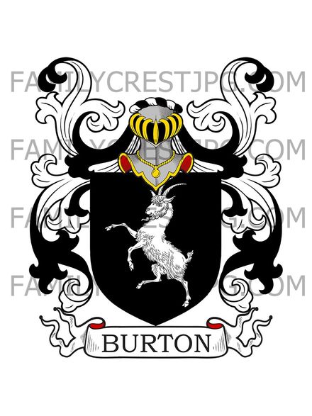 Burton Family Crest