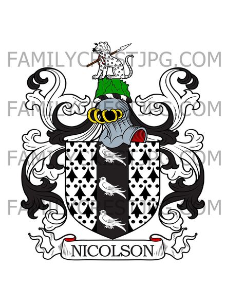 Nicolson Family Crest