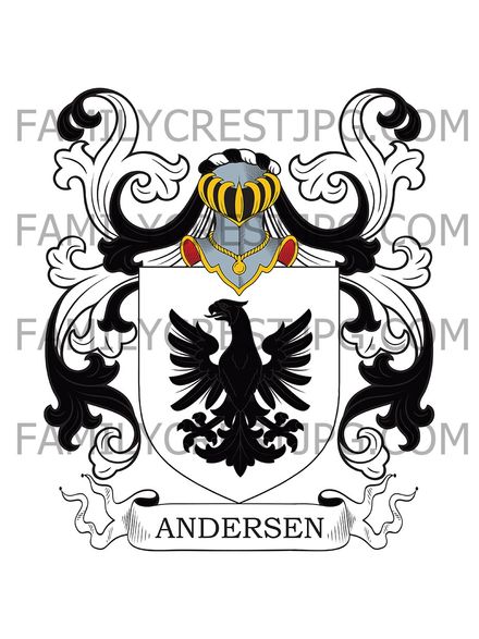 Andersen Family Crest - Denmark