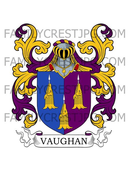 Vaughan Family Crest - Wales