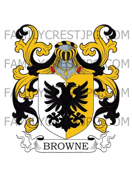 Browne Family Crest - Dublin, Ireland