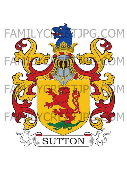 Sutton Family Crest