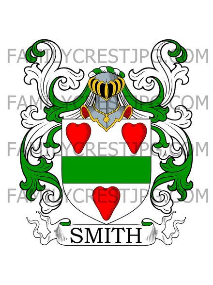 Smith Family Crest - Cheshire, England