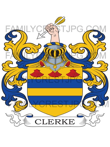 Clerke Family Crest